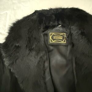 🎀SOLD🎀Black Rabbit Fur Coat